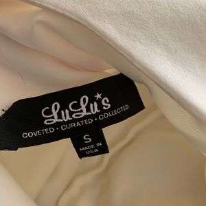 Lulus white backless dress